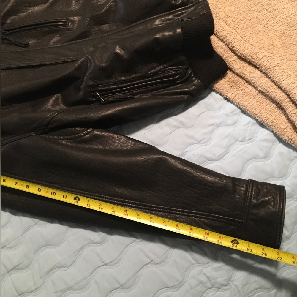 Men’s Leather Jacket Black Sz.XXL - Picture 12 of 12